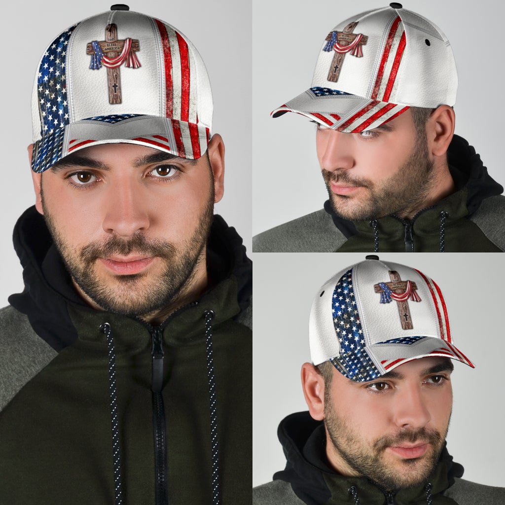 White God Bless America – Classic Cap