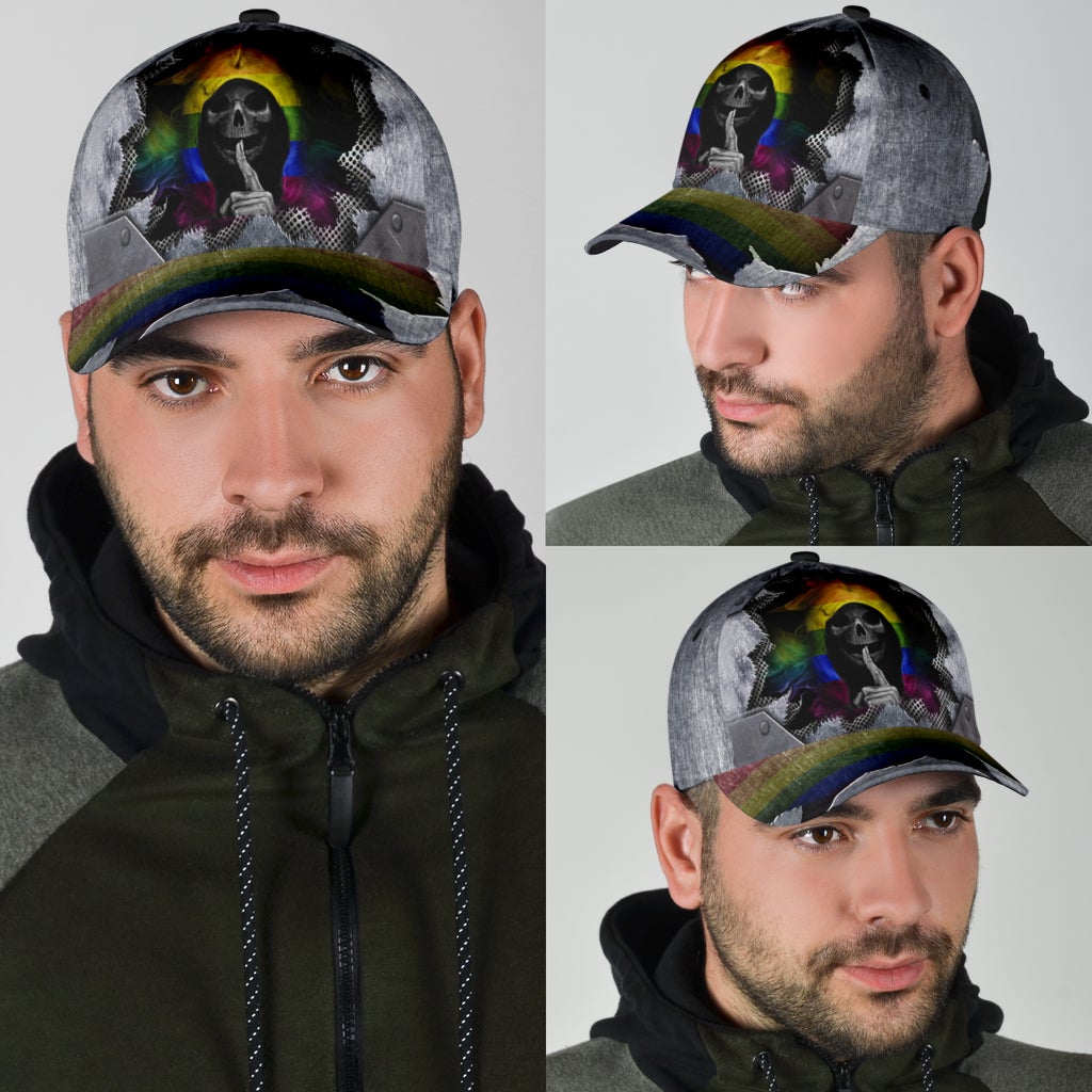 LGBT Skull Fantasy Pride Style – Classic Cap