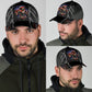 Skull American Flag Patriotic Style – Classic Cap