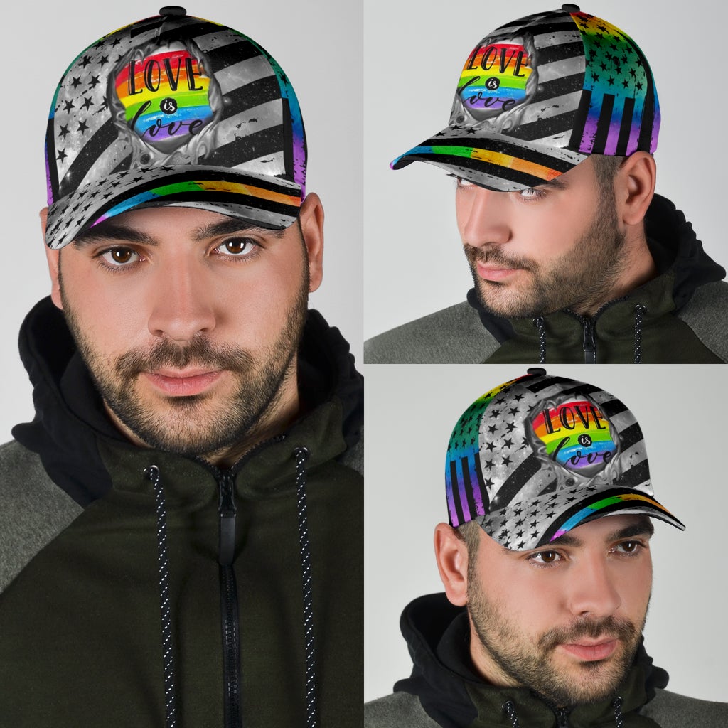 Love Is Love Pride Flag – Classic Cap