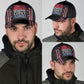 Red White And Blessed Jesus American Faith Style – Classic Cap