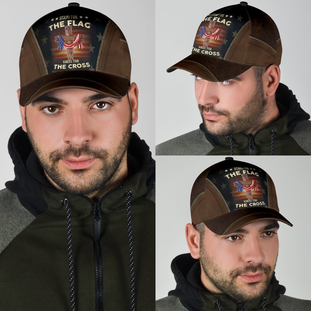Stand For Flag Kneel For Cross – Classic Cap