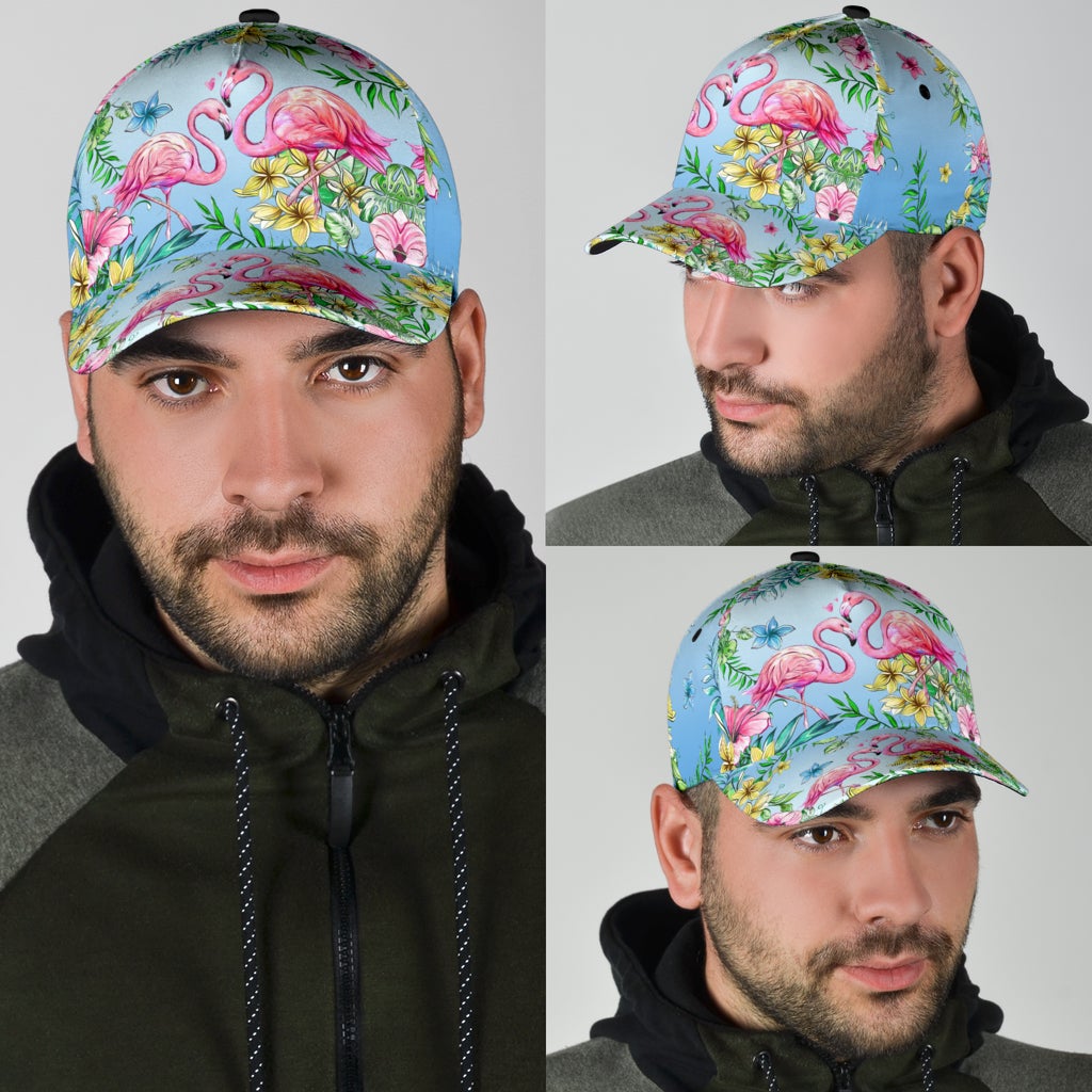 Flamingo Tropical Pattern Style – Classic Cap