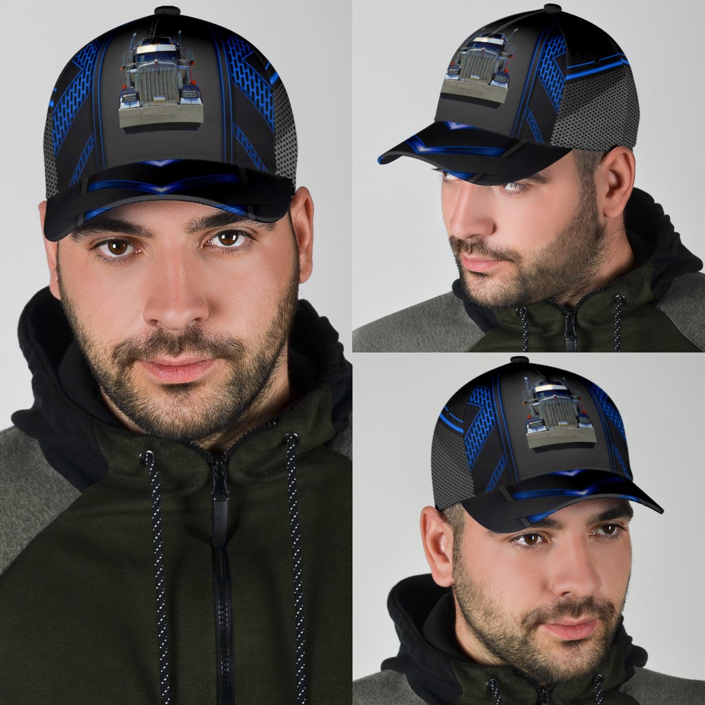 Truck Job Blue Pattern – Classic Cap