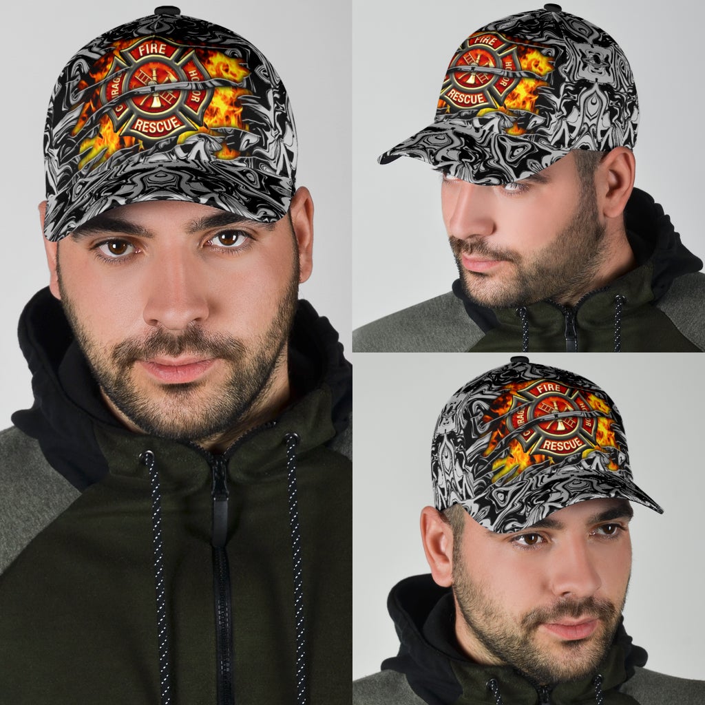 Red Courage Fire Honor Rescue – Classic Cap