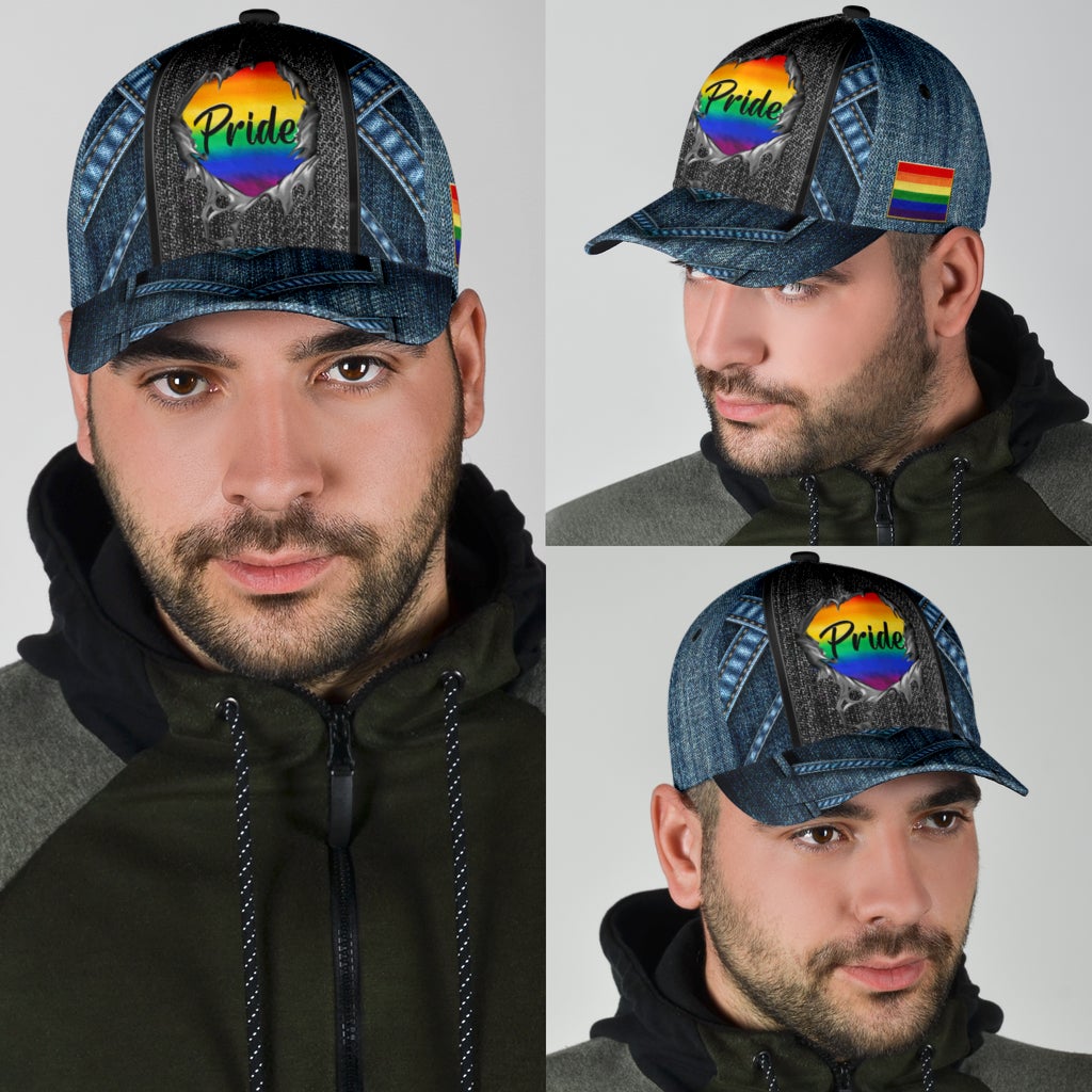 LGBT Jean Pattern Pride Style – Classic Cap