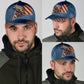 Fishing Zipper American Flag – Classic Cap