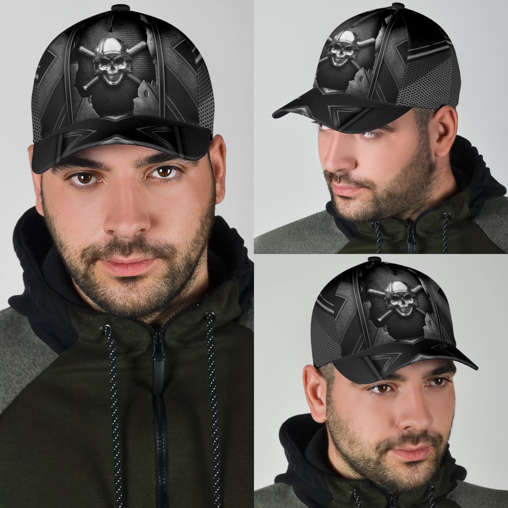 Skull Baseball Helmet – Classic Cap