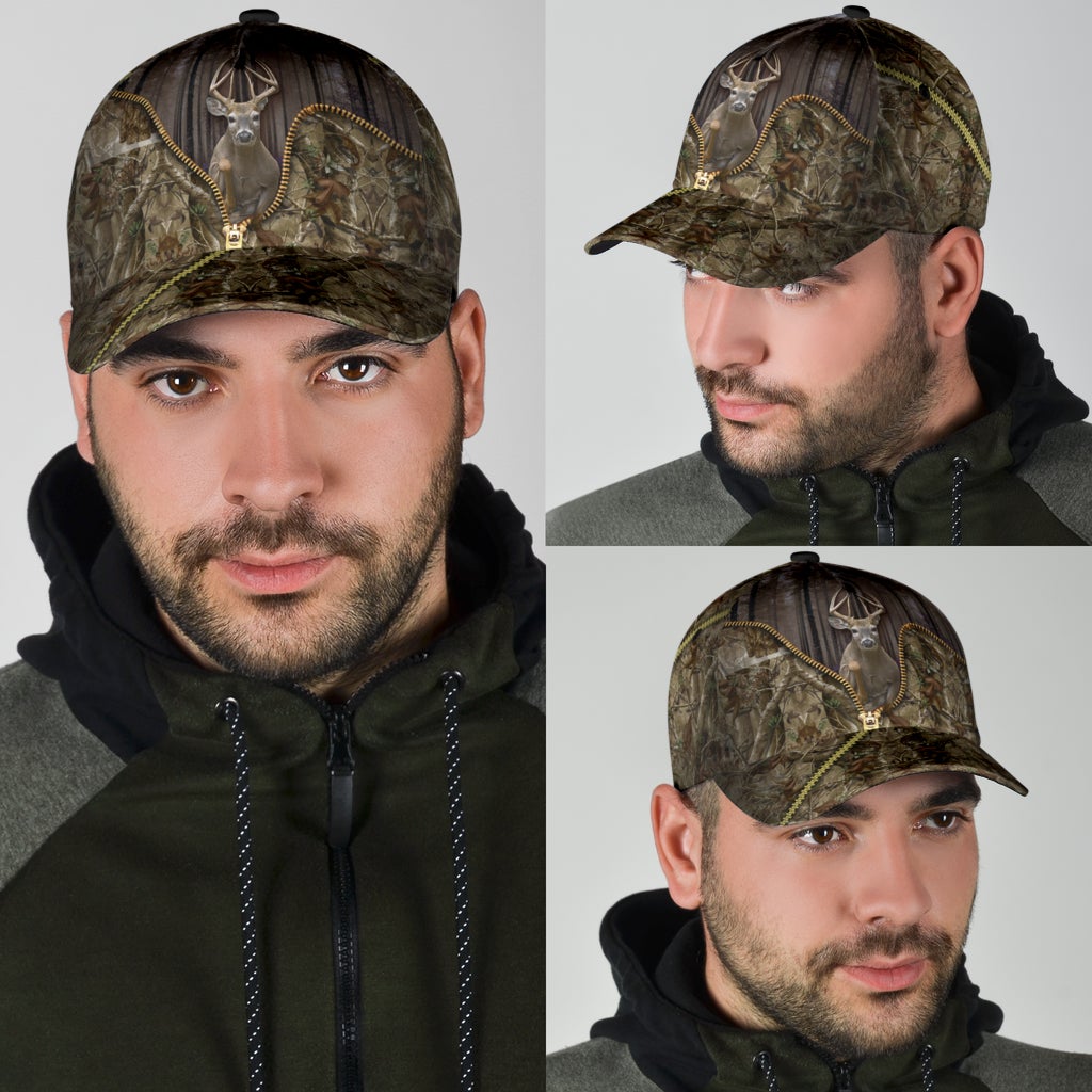Deer Hunter Outdoor Wildlife Theme – Classic Cap