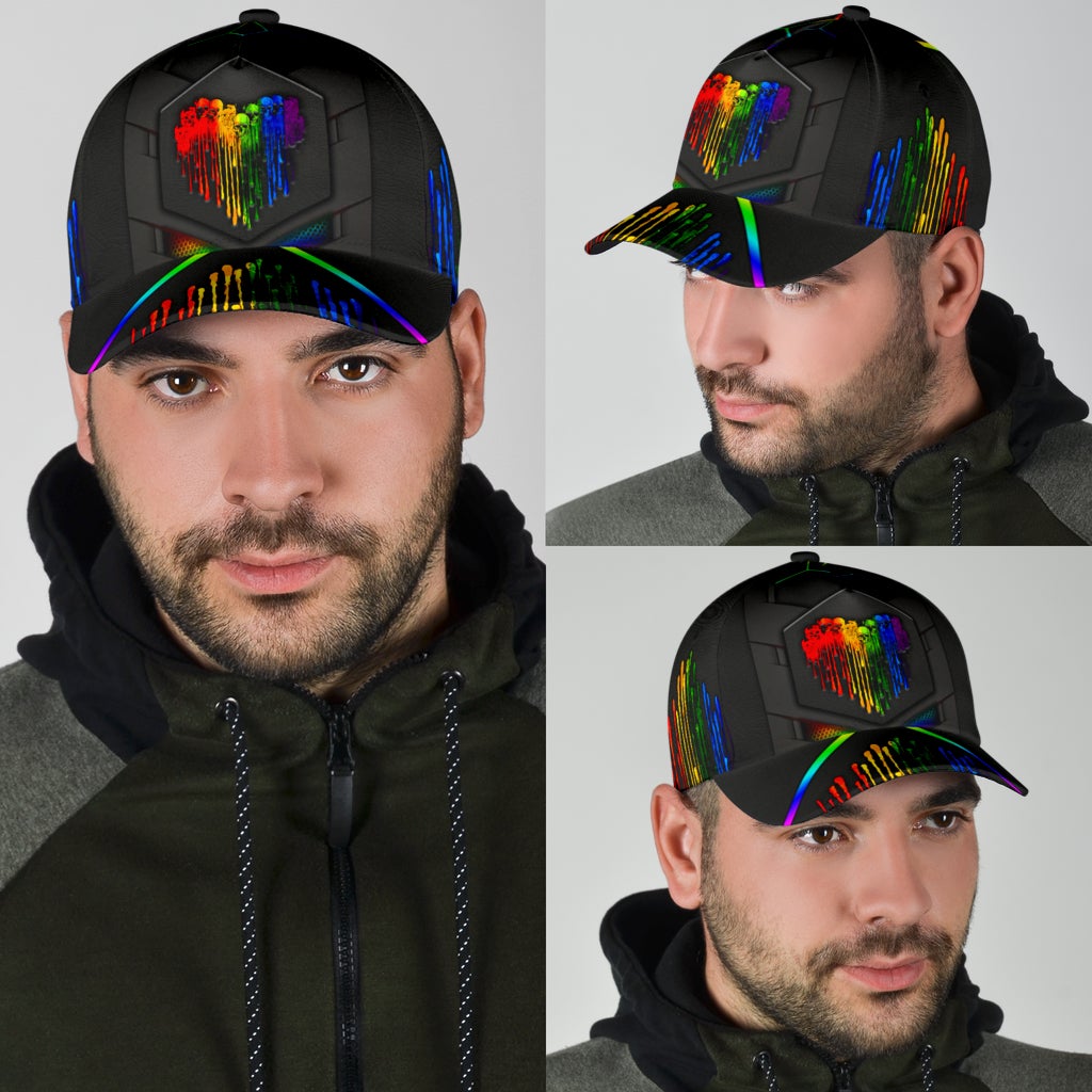LGBT Skull Love Pride Style – Classic Cap
