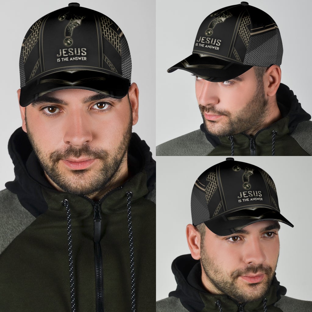 Jesus Is The Answer Faith Message – Classic Cap