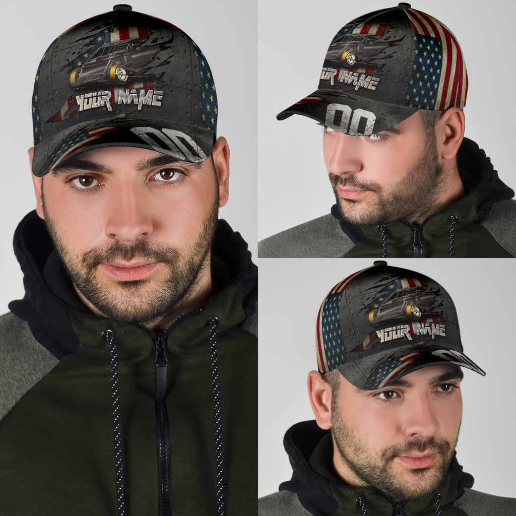 Custom Crack Dirt Racing American – Classic Cap