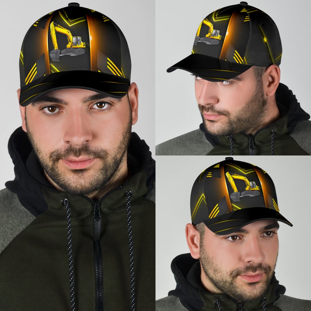Cool Excavator Heavy Equipment Style – Classic Cap