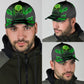 Green Skull Electric Pattern – Classic Cap
