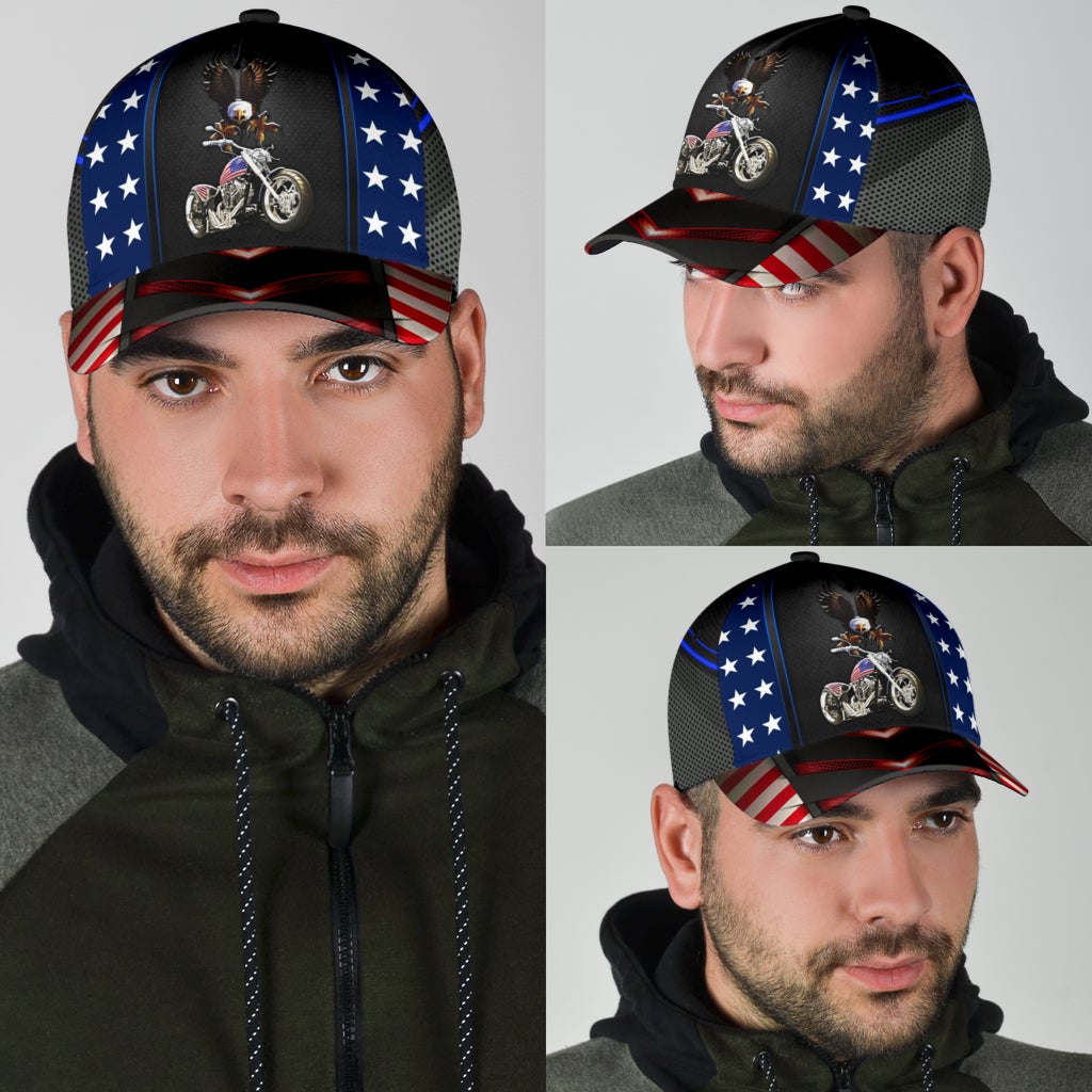 Motorcycle Biker American Eagle – Classic Cap