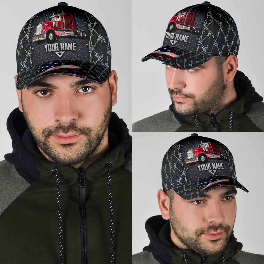 Custom Truck Driver Metal American – Classic Cap