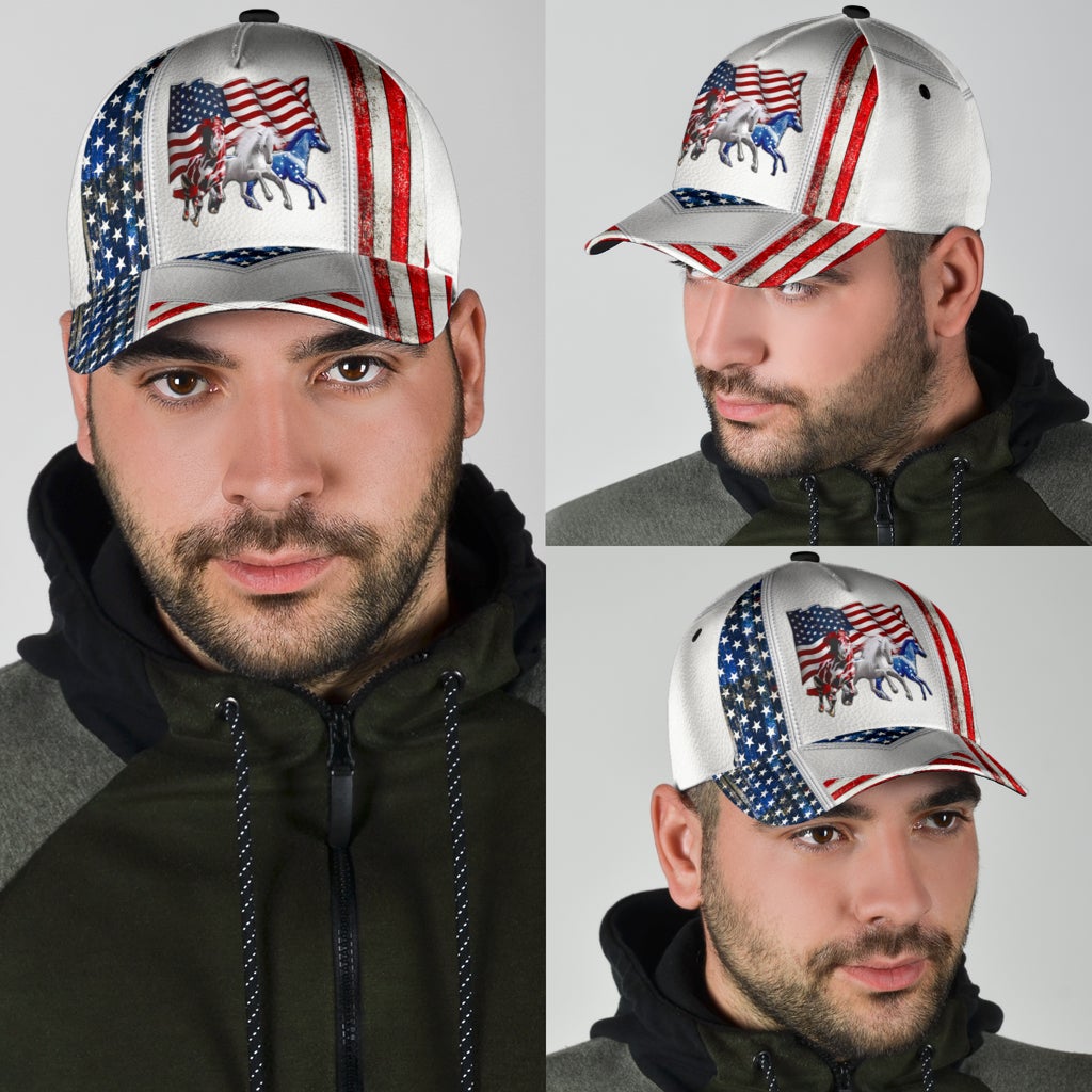 White American Horses Freedom Style – Classic Cap