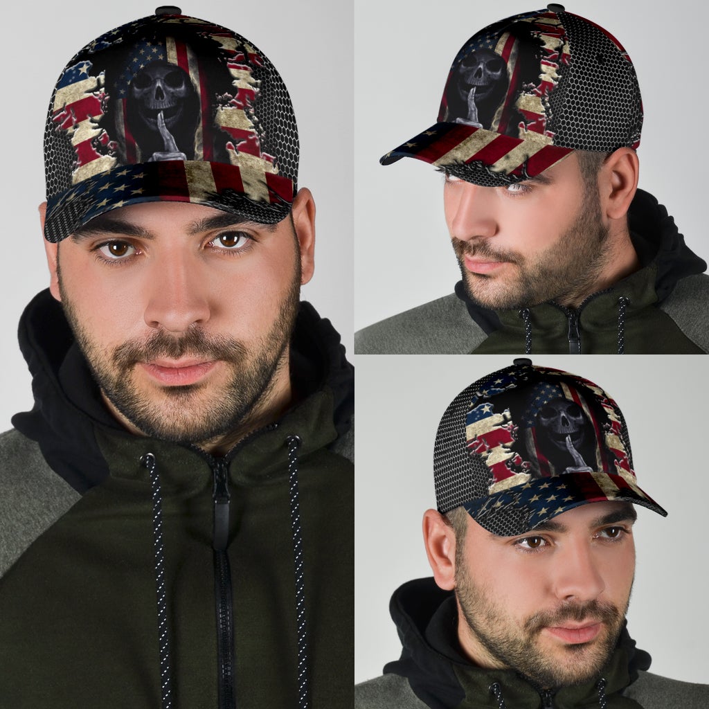 American Skull Crack Carbon – Classic Cap