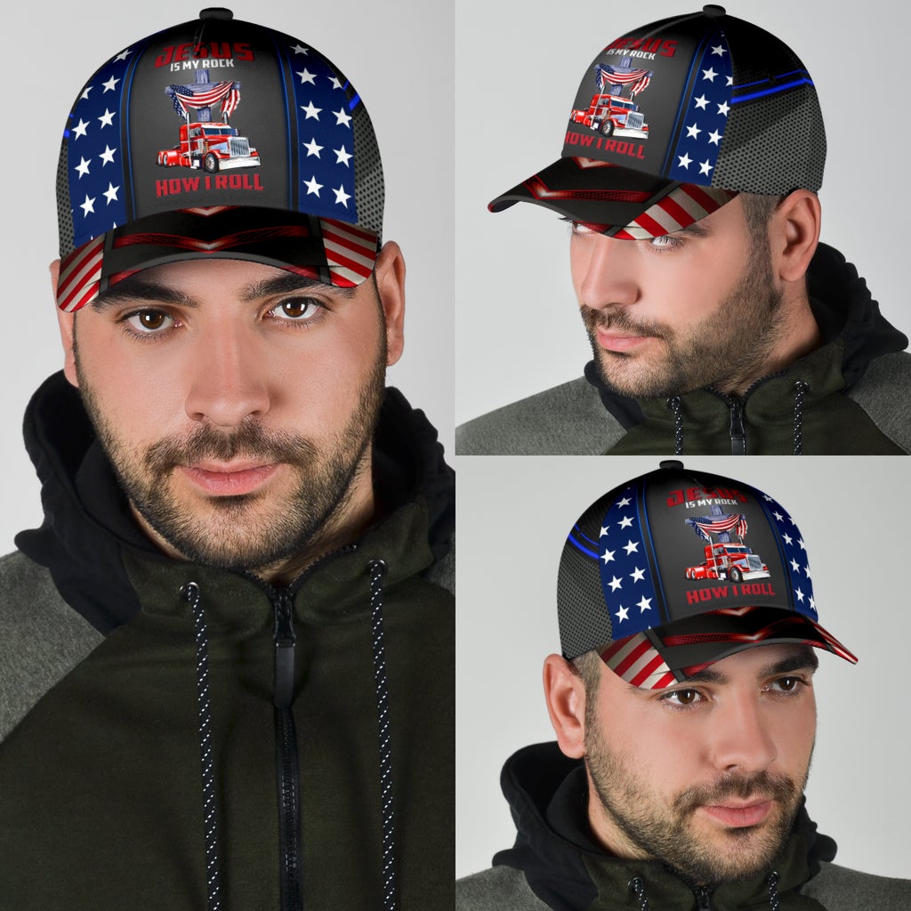 Trucker Faith Is My Rock – Classic Cap