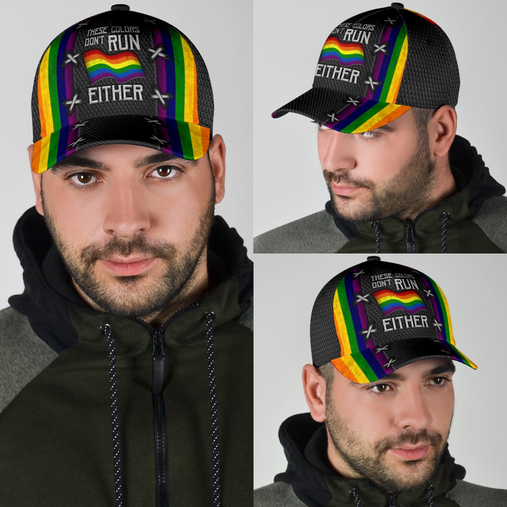 Pride Colors Never Run – Classic Cap