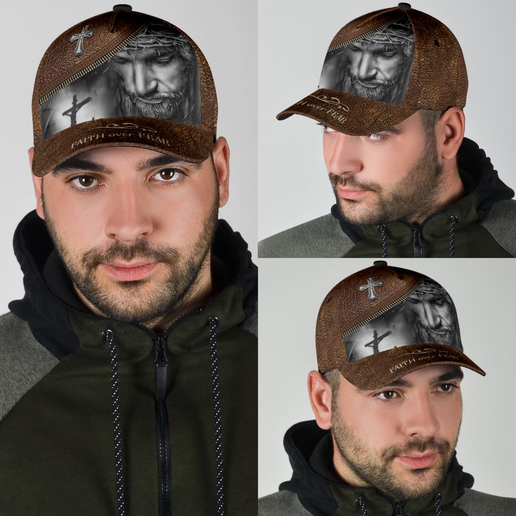 Faith Over Fear Message – Classic Cap