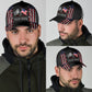 Custom Name Racing American Flag 1 – Classic Cap