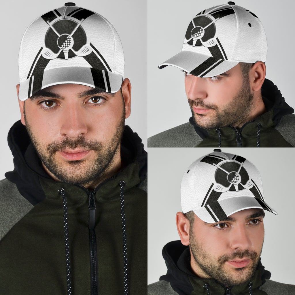 White Golf Sport Style – Classic Cap