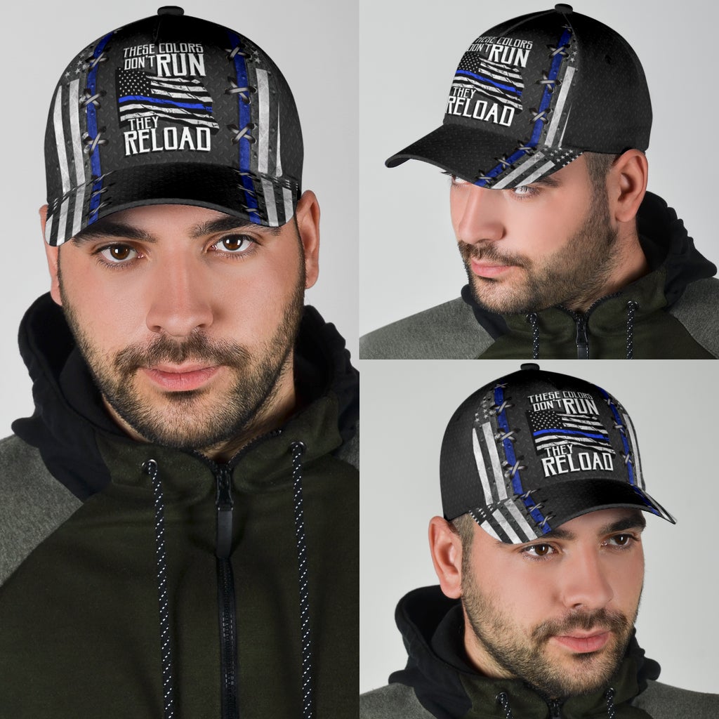 Blue Line American Colors Never Run – Classic Cap
