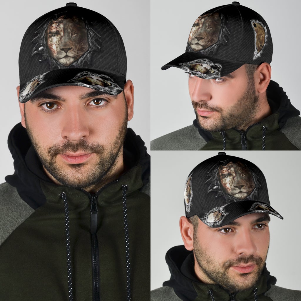 Faith Lion Jean Torn Vibes – Classic Cap