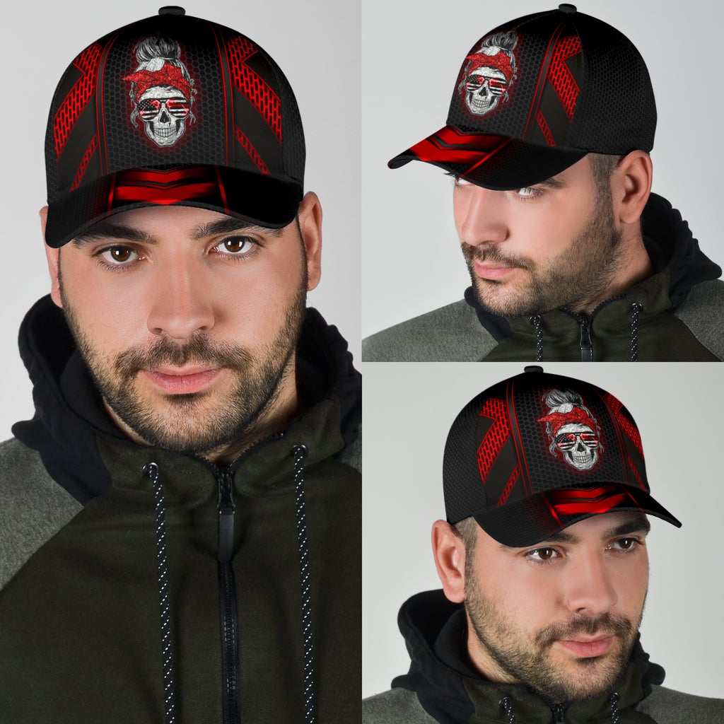 Thunder Red Skull Storm Style – Classic Cap