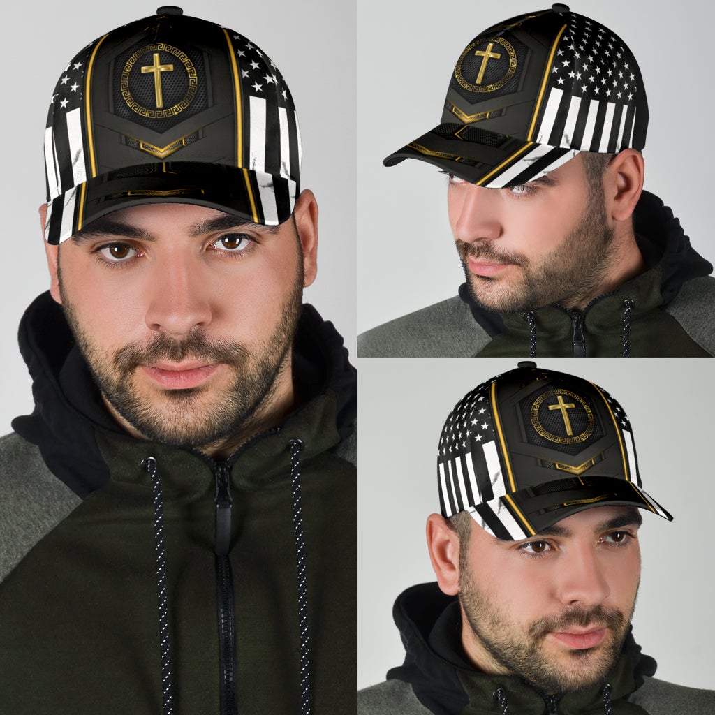 Faith Gold Flag Carbon American – Classic Cap