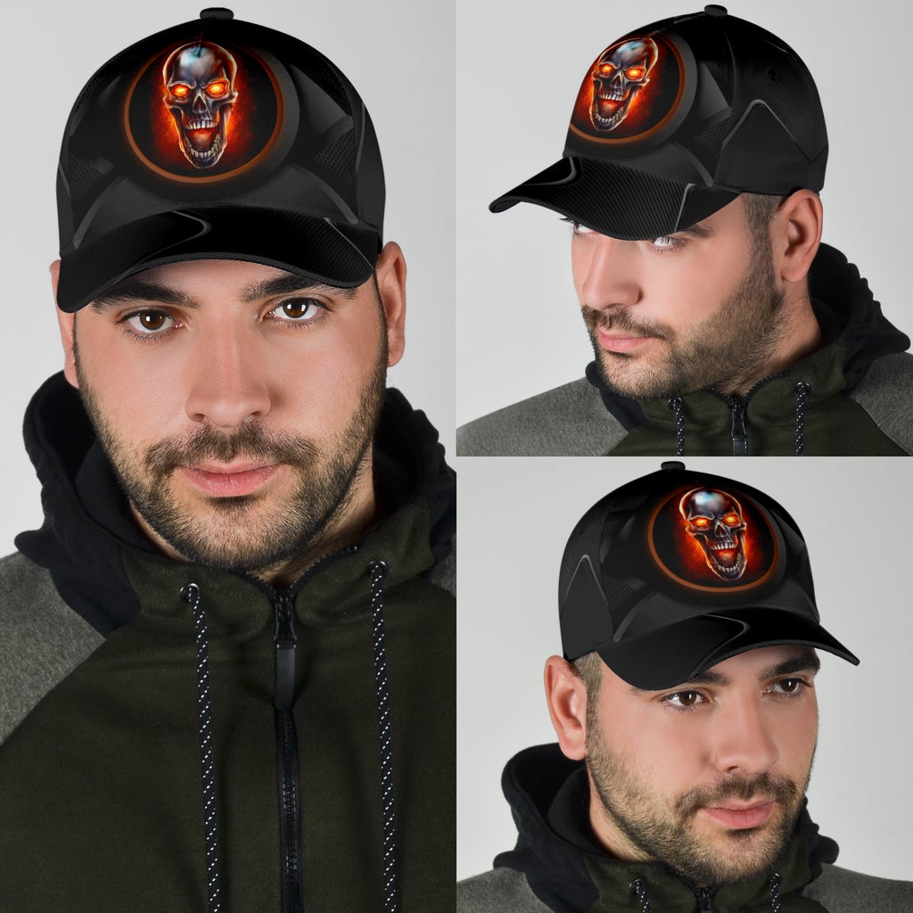 Evil Skull Dark Horror Style – Classic Cap