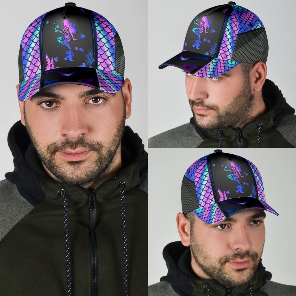 Mermaid Hologram Fantasy Ocean Style – Classic Cap