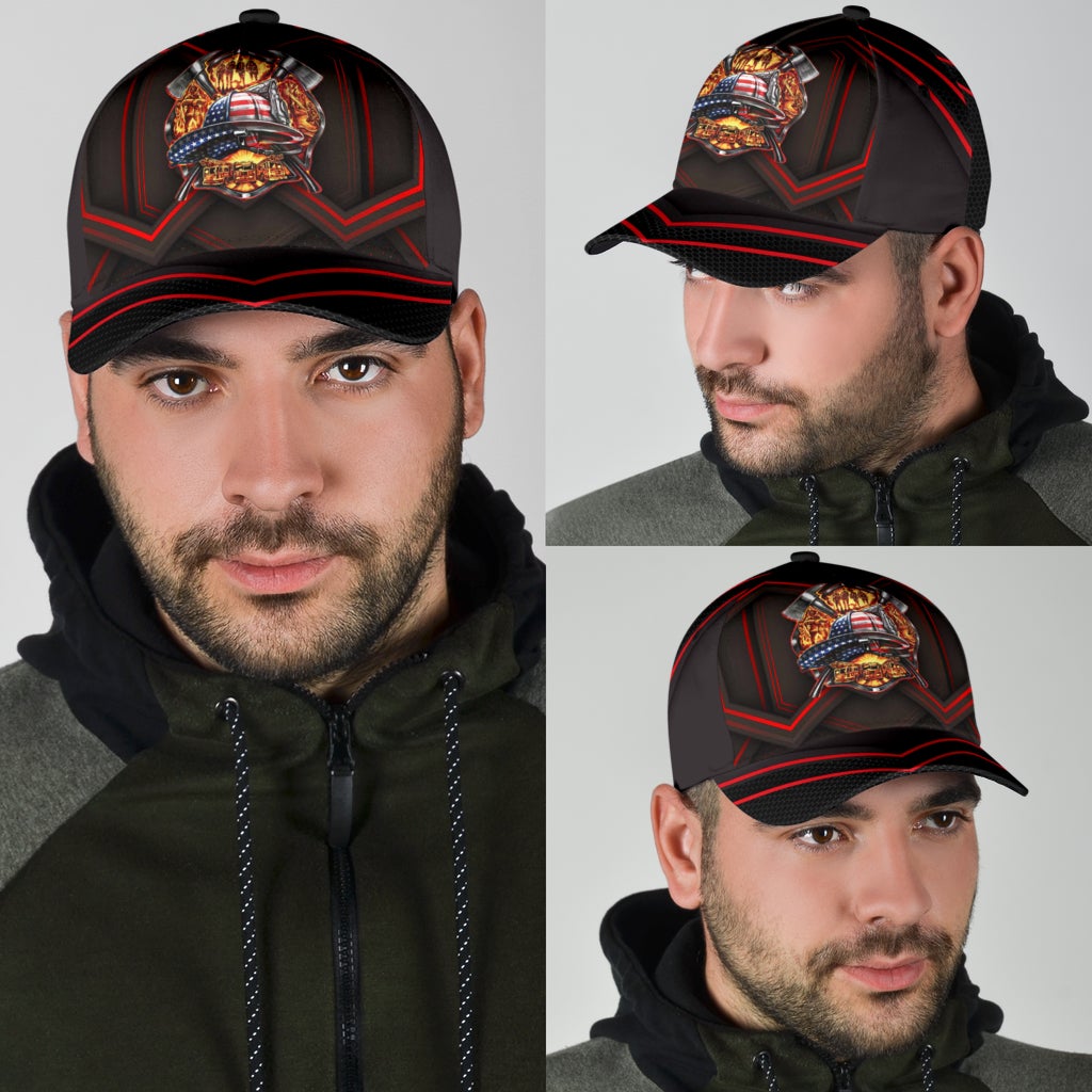 Firefighter Back The Red Support Tribute – Classic Cap