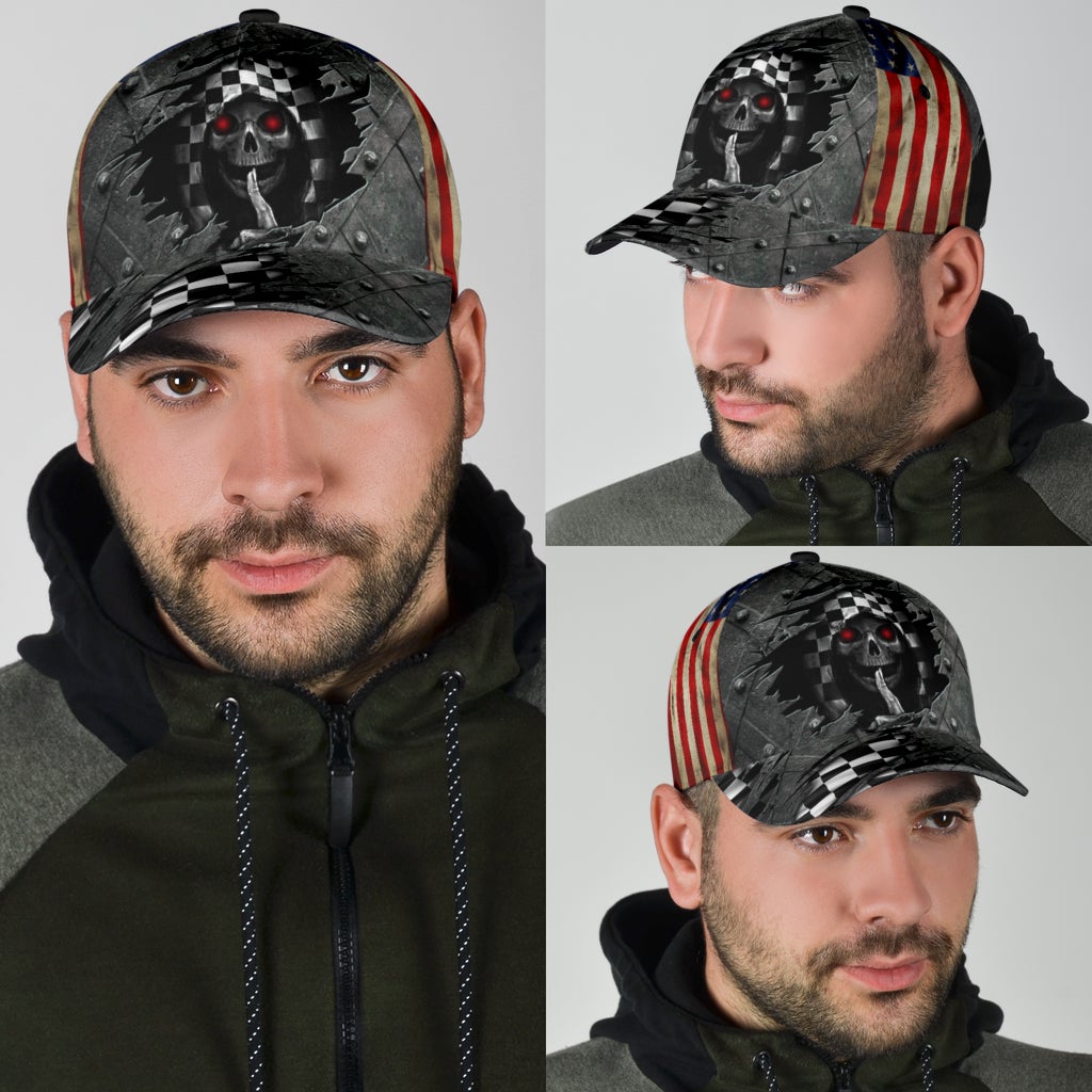 Crack Racing Skull Motorsport Style – Classic Cap