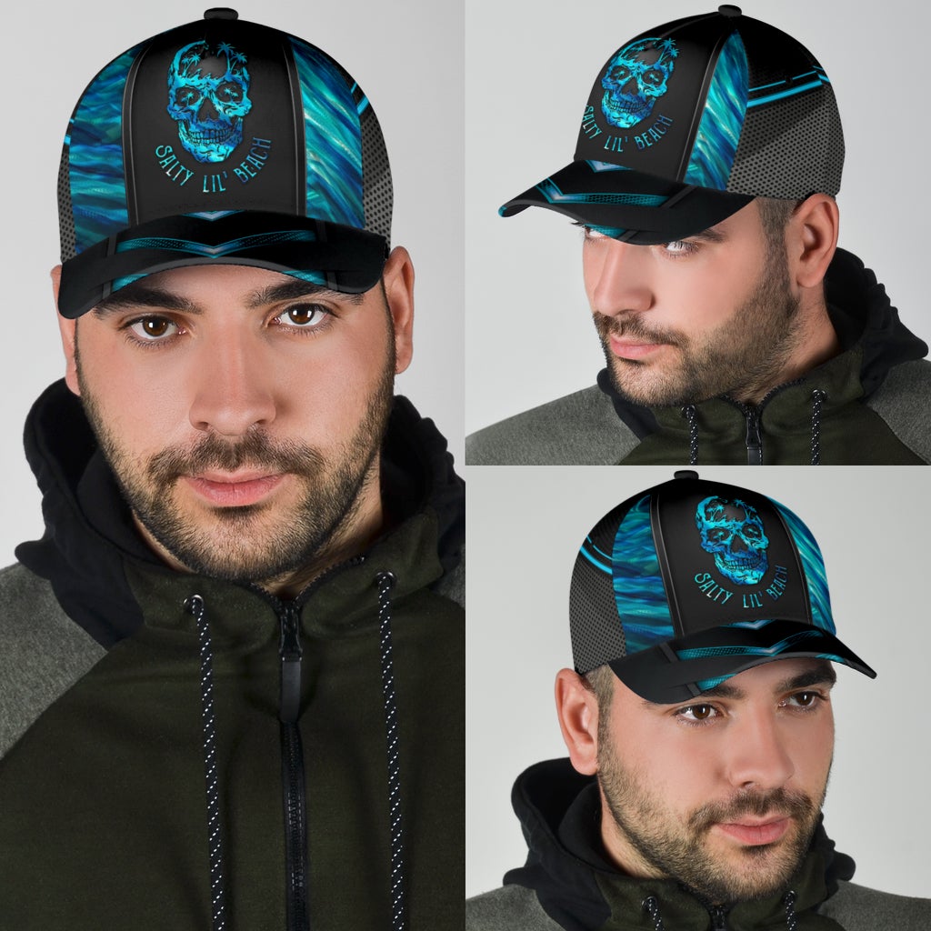 Skull Salty Beach Vibes – Classic Cap