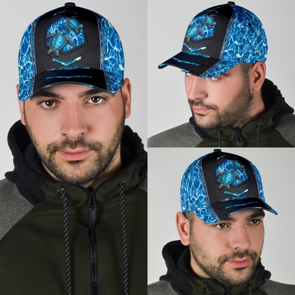 Turtle Lover Ocean Nature Style – Classic Cap