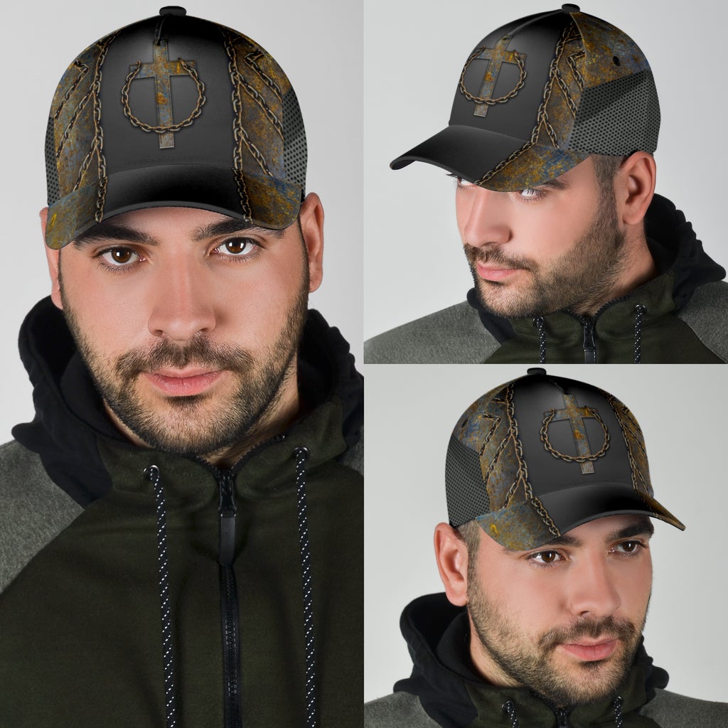 Jesus Cross Thorn Crown Faith Style – Classic Cap