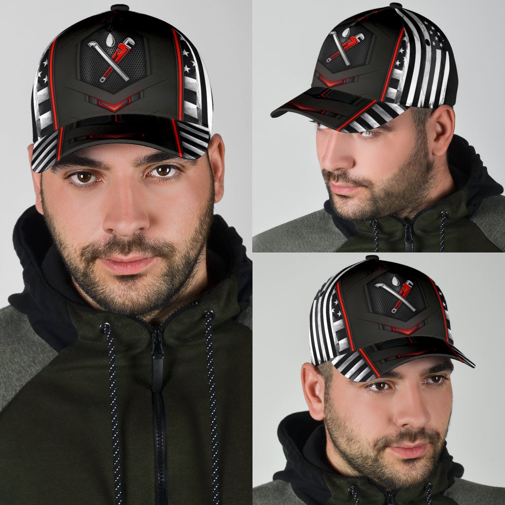 Plumber Red Flag Workwear Style – Classic Cap