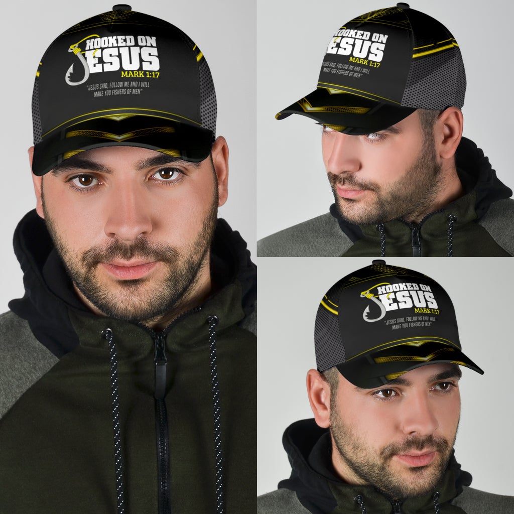 Faith Fishing Hooked Message – Classic Cap