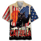 Hawaiian Shirt / Adults / S Funny America Black Cat Hawaiian Shirt