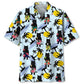 Hawaiian Shirt / Adults / S Funny Angry Black Cat Hawaiian Shirt