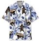 Hawaiian Shirt / Adults / S Funny Badgers Wisconsin State Hawaiian Shirt
