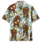 Hawaiian Shirt / Adults / S Funny Bigfoot Golf Player Hawaiian Shirt