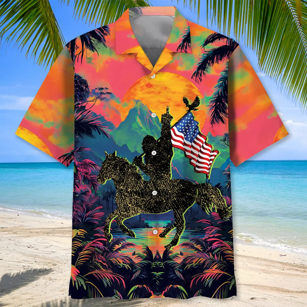 Funny Bigfoot Proud Hawaiian Shirt