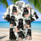 Funny Black Pug Hawaiian Shirt