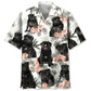 Hawaiian Shirt / Adults / S Funny Black Pug Hawaiian Shirt