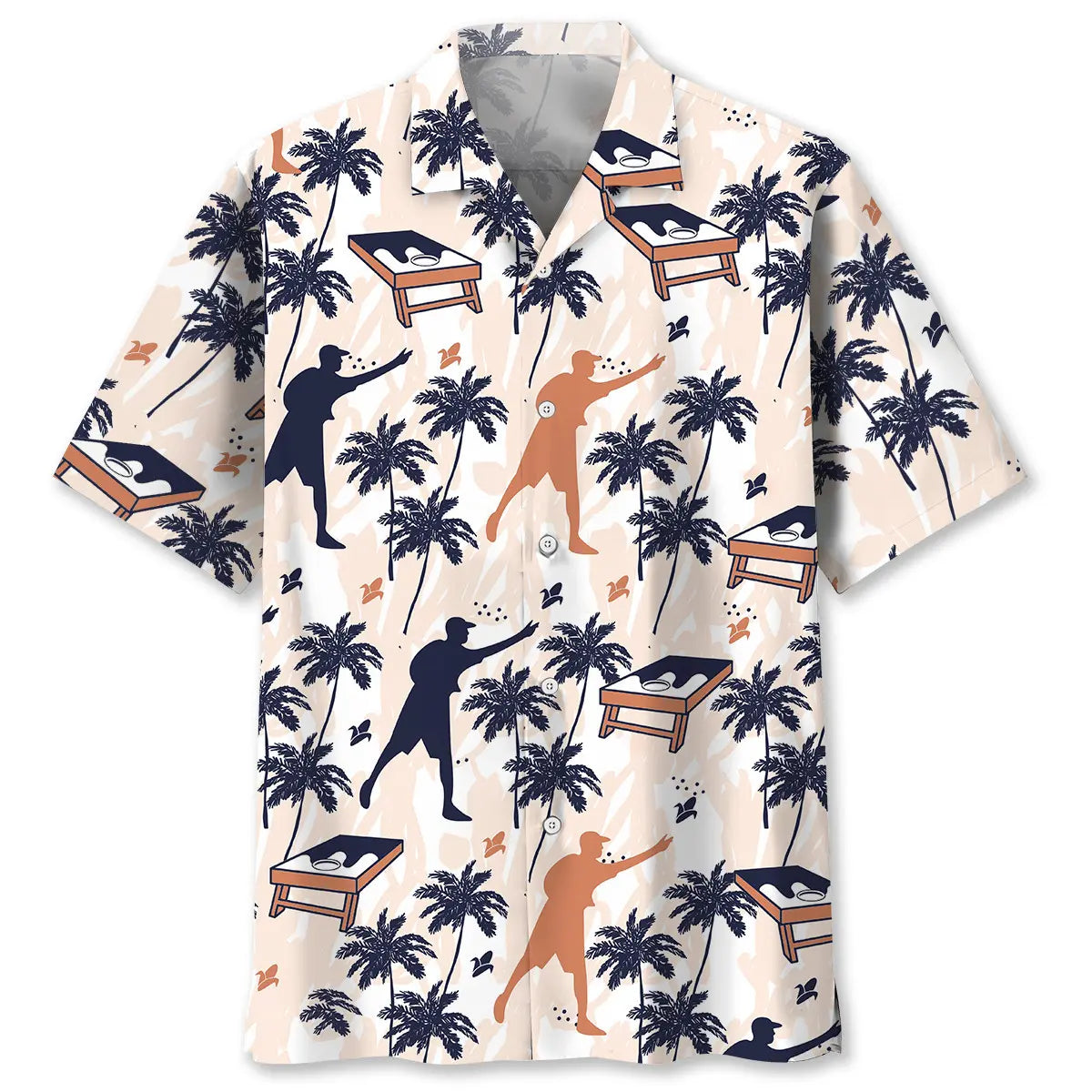 Hawaiian Shirt / Adults / S Funny Cornhole Corn Tropical Hawaiian Shirt
