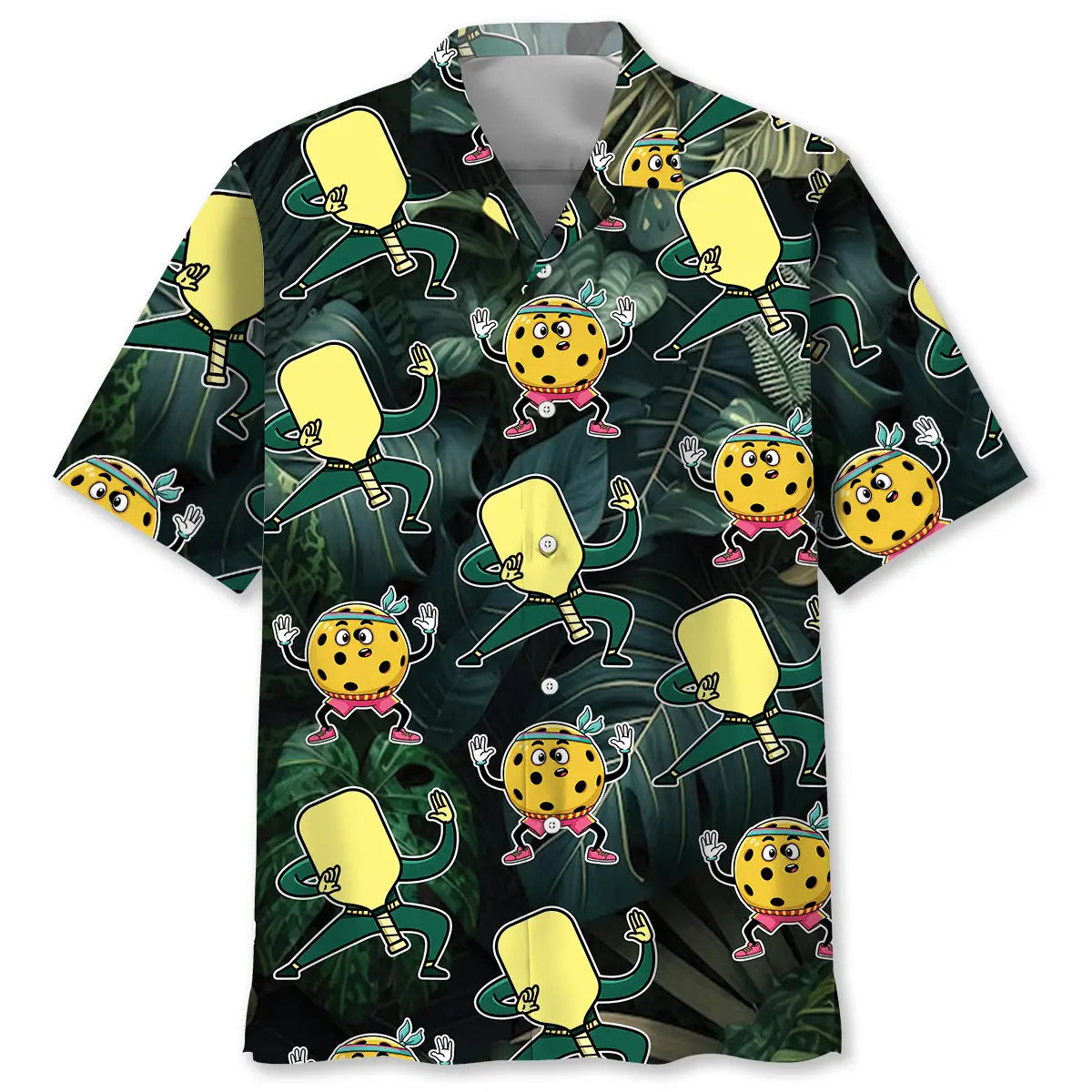 Hawaiian Shirt / Adults / S Funny Dancing Pickleball Hawaiian Shirt
