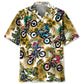Hawaiian Shirt / Adults / S Funny Dirt Bike Racing Yellow Hawaiian Shirt